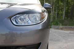 Накладки на передние фары (реснички) Renault Fluence 2009-2012