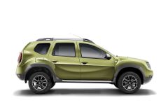 Накладки на крылья (чёрное тиснение) (ABS) RENAULT DUSTER 2016-