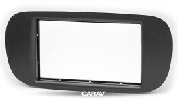Переходная рамка для установки автомагнитолы CARAV 11-322: 2 DIN / 173 x 98 mm / 178 x 102 mm / FIAT (500) 2007-2015