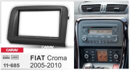 Переходная рамка для установки автомагнитолы CARAV 11-685: 2 DIN / 173 x 98 mm / 178 x 102 mm / FIAT Croma 2005-2010