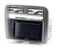 Переходная рамка для установки автомагнитолы CARAV 11-750: 2 DIN / 173 x 98 mm / 178 x 102 mm/ FIAT Punto (199/310) 2005-2012, Linea (323) 2007-2014
