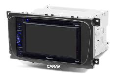 Переходная рамка для установки автомагнитолы CARAV 08-002: 2 DIN / 173 x 98 mm / 178 x 102 mm / FORD Focus II, Mondeo, S-Max, C-Max 2007-2011; Galaxy II 2006-2011; Kuga 2008-2012