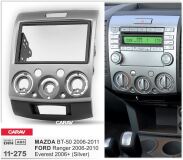 Переходная рамка для установки автомагнитолы CARAV 11-275: 2 DIN / 173 x 98 mm / 178 x 102 mm / FORD Ranger 2006-2011, Everest 2006-2013 / MAZDA BT-50 2006-2011