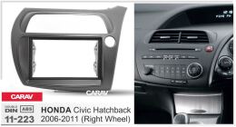 Переходная рамка для установки автомагнитолы CARAV 11-223: 2 DIN / 173 x 98 mm / 178 x 102 mm / HONDA Civic 2006-2011