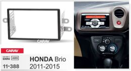 Переходная рамка для установки автомагнитолы CARAV 11-388: 2 DIN / 173 x 98 mm / HONDA Brio 2011-2015