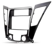 Переходная рамка для установки автомагнитолы CARAV 11-139: 2 DIN / 173 x 98 mm / 178 x 102 mm / HYUNDAI Sonata, i-45 (YF) 2010-2014