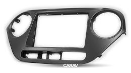 Переходная рамка для установки автомагнитолы CARAV 11-360: 2 DIN / 173 x 98 mm / 178 x 102 mm / HYUNDAI i-10 2013-2016, Xcent 2014-2017