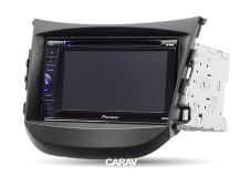 Переходная рамка для установки автомагнитолы CARAV 11-427: 2 DIN / 173 x 98 mm / 178 x 102 mm / HYUNDAI HB20 2012+