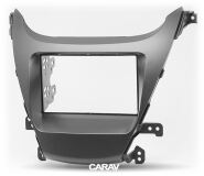 Переходная рамка для установки автомагнитолы CARAV 11-483: 2 DIN / 173 x 98 mm / 178 x 102 mm / HYUNDAI Elantra (MD) 2014-2016, Avante (MD) 2013-2015