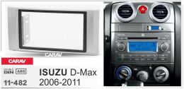 Переходная рамка для установки автомагнитолы CARAV 11-482: 2 DIN / 173 x 98 mm / 178 x 102 mm / ISUZU D-Max 2006-2011