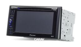 Переходная рамка для установки автомагнитолы CARAV 11-072: 2 DIN / 173 x 98 mm / KIA Cerato (LD) 2004-2008; Optima, Magentis 2005-2010