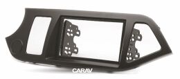 Переходная рамка для установки автомагнитолы CARAV 11-192: 2 DIN / 173 x 98 mm / 178 x 102 mm / KIA Picanto (TA), Morning (TA) 2011-2017