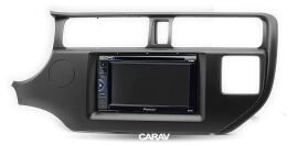Переходная рамка для установки автомагнитолы CARAV 11-291: 2 DIN / 173 x 98 mm / 178 x 102 mm / KIA Rio (UB), K3, Pride 2011-2015