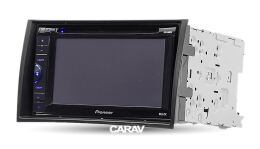 Переходная рамка для установки автомагнитолы CARAV 11-334: 2 DIN / 173 x 98 mm / 178 x 102 mm / KIA Venga 2009-2014