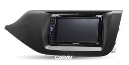 Переходная рамка для установки автомагнитолы CARAV 11-421: 2 DIN / 173 x 98 mm / 178 x 102 mm / KIA CEE'D 2012+