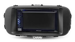 Переходная рамка для установки автомагнитолы CARAV 11-488: 2 DIN / 173 x 98 mm / 178 x 102 mm / KIA Soul 2013+