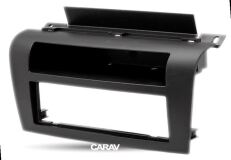 Переходная рамка для установки автомагнитолы CARAV 11-080: 1 DIN / 182 x 53 mm / MAZDA (3) 2004-2008; Axela 2006-2008