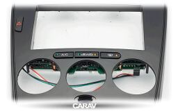Переходная рамка для установки автомагнитолы CARAV 11-106: 2 DIN - 173 x 98 mm / 1 DIN - 182 x 53 mm / MAZDA (6), Atenza 2002-2007