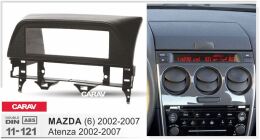 Переходная рамка для установки автомагнитолы CARAV 11-121: 1 DIN / 182 x 53 mm / MAZDA (6), Atenza 2002-2007