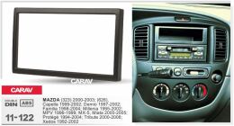 Переходная рамка для установки автомагнитолы CARAV 11-122: 2 DIN / 173 x 98 mm / MAZDA (323), Capella; Demio; Familia ; Millenia; MPV; MX-5, Miata; Protég ; Tribute; Xedos