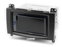 Переходная рамка для установки автомагнитолы CARAV 11-133: 2 DIN / 173 x 98 mm / 178 x 102 mm / MERCEDES-BENZ A-klasse (W169) 2004-2012, В-klasse (W245) 2005-2011, Vito 2006+, Viano 2006+