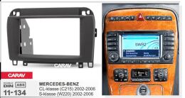 Переходная рамка для установки автомагнитолы CARAV 11-134: 2 DIN / 173 x 98 mm / MERCEDES-BENZ CL-klasse (C215) 2002-2006; S-klasse (W220) 2002-2006