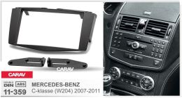 Переходная рамка для установки автомагнитолы CARAV 11-359: 2 DIN / 173 x 98 mm / MERCEDES-BENZ C-klasse (W204) 2007-2011