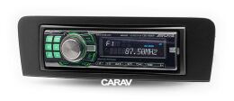 Переходная рамка для установки автомагнитолы CARAV 11-594: 1 DIN / 182 x 53 mm / MERCEDES-BENZ A-klasse (W176) 2012+; B-klasse (W246) 2012+; GLA-klasse (X156) 2014+