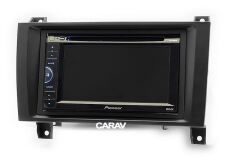 Переходная рамка для установки автомагнитолы CARAV 11-607: 2 DIN / 173 x 98 mm / 178 x 102 mm / MERCEDES-BENZ SLK (R171) 2004-2011