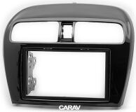 Переходная рамка для установки автомагнитолы CARAV 11-129: 2 DIN / 173 x 98 mm / 178 x 102 mm / MITSUBISHI Mirage 2012+, Space Star 2013+