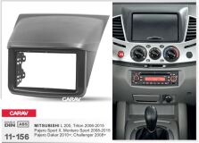 Переходная рамка для установки автомагнитолы CARAV 11-156: 2 DIN / 173 x 98 mm / 178 x 102 mm / MITSUBISHI L200, Triton 2006-2015; Pajero Sport 2008-2015, Challenger 2008+; Pajero Dakar 2010+