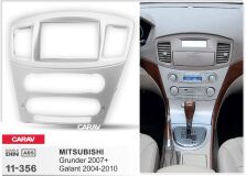 Переходная рамка для установки автомагнитолы CARAV 11-356: 2 DIN / 173 x 98 mm / 178 x 102 mm / MITSUBISHI Galant 2004-2010; Grunder 2007+