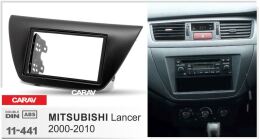 Переходная рамка для установки автомагнитолы CARAV 11-441: 2 DIN / 173 x 98 mm / 178 x 102 mm / MITSUBISHI Lancer IX 2000-2010