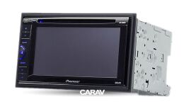 Переходная рамка для установки автомагнитолы CARAV 11-238: 2 DIN / 173 x 98 mm / NISSAN Navara 1997-2005; NP300 2008-2013; Paladin 2003+