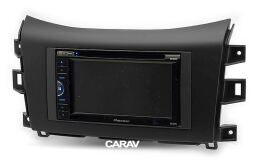 Переходная рамка для установки автомагнитолы CARAV 11-566: 2 DIN / 173 x 98 mm / NISSAN NP300, Navara 2014-2016 / RENAULT Alaskan 2016+