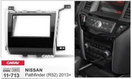 Переходная рамка для установки автомагнитолы CARAV  11-713: 2 DIN / 173 x 98 mm / NISSAN Pathfinder (R52) 2013+