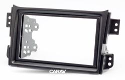 Переходная рамка для установки автомагнитолы CARAV 11-131: 2 DIN / 173 x 98 mm / 178 x 102 mm / OPEL Agila 2008-2014 / SUZUKI Splash, Ritz 2008-2012