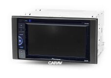 Переходная рамка для установки автомагнитолы CARAV 11-536: 2 DIN - 173 x 98 mm / 1 DIN - 182 x 53 mm / NISSAN Micra (K13), March (K13), Note (E12), Versa (E12) 2013-2017