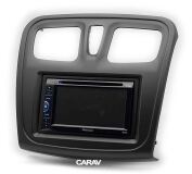 Переходная рамка для установки автомагнитолы CARAV 11-762: 2 DIN / 173 x 98 mm / 178 x 102 mm / RENAULT Logan 2013+; Sandero 2012+ / DACIA Sandero 2013+; Logan 2012+