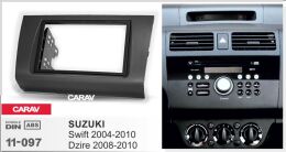 Переходная рамка для установки автомагнитолы CARAV 11-097: 2 DIN / 173 x 98 mm / 178 x 102 mm / SUZUKI Swift 2004-2010; Dzire 2008-2010