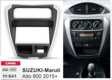 Переходная рамка для установки автомагнитолы CARAV 11-641: 2 DIN / 173 x 98 mm / 178 x 102 mm / SUZUKI-Maruti Alto 800 2015+