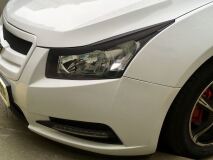 Реснички на фары для Chevrolet Cruze 2009-2015 var №1 фигурные