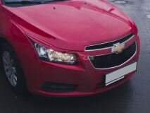 Реснички на фары для Chevrolet Cruze 2009-2015 var №1 фигурные
