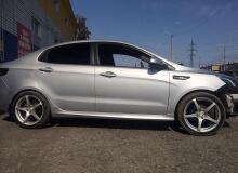 Пороги для Hyundai Solaris, Kia Rio 2010-2017