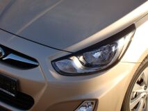 Реснички на фары для Hyundai Solaris (2010-2014)