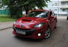 Накладки на фары (реснички) для Mazda 3 HB