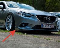 КЛЫКИ ПЕРЕДНЕГО БАМПЕРА VAR №2 LITE STYLE MAZDA 6 / ATENZA GJ (2012-2018)