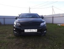 Накладка на решетку радиатора для KIA RIO III 2015-2017