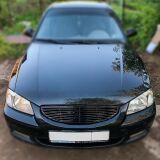 Решетка радиатора Hyundai Accent (полоски) Черный лак