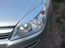 Реснички на фары узкие для Opel Astra H 2004-2011